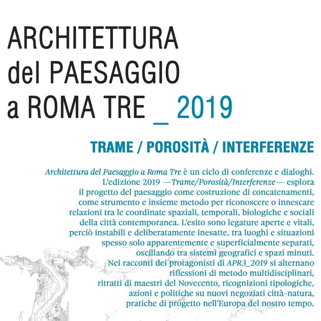 Architettura del Paesaggio a Roma Tre